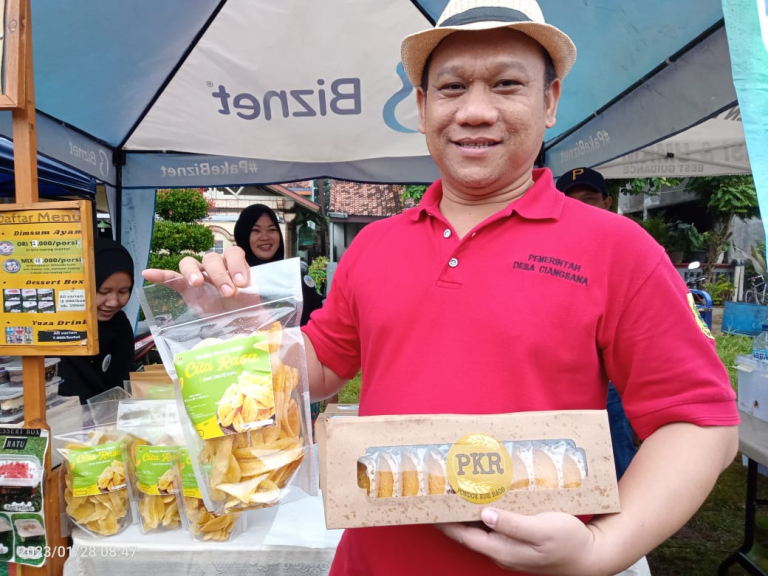Setelah Ketahanan Pangan, Kades Ciangsana Akan Coba Alokasikan Dana Desa untuk Membantu UMKM
