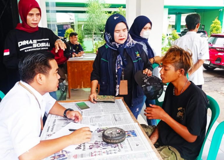 Meresahkan Masyarakat, Anjal dan Gepeng di Ciawi Ditertibkan