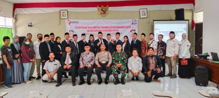 Panwaslu Gelar Bimtek untuk Desa se-Kecamatan Gunung Putri 