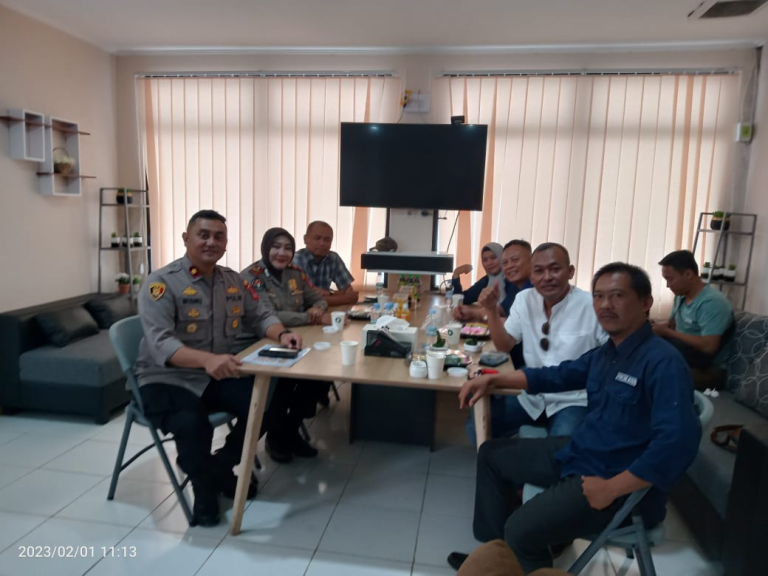 Audiensi dengan Polres Bogor, Kompol Wisnu Dukung Perhelatan HPN PWI Kabupaten Bogor