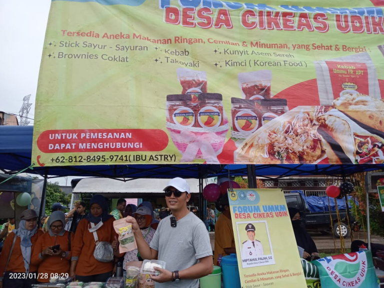 Kades Cikeas Udik Optimistis UMKM di Desanya Bisa Berkembang