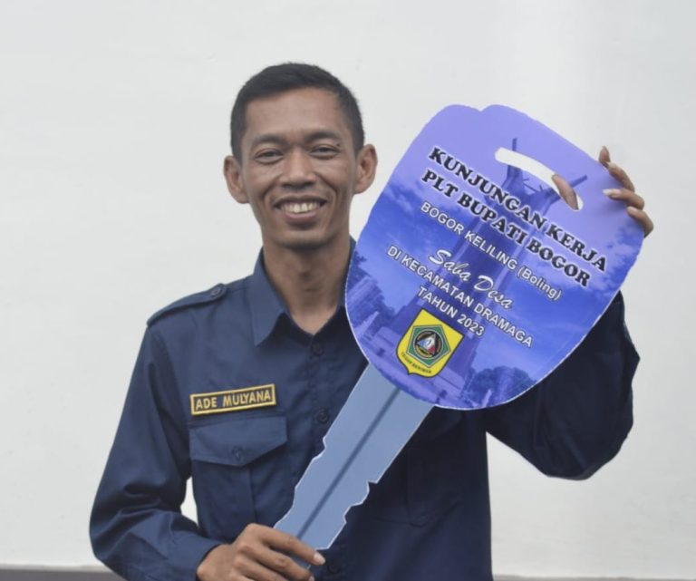 Boling Plt Bupati Bawa Berkah, Pelaksana Seksi Pemas Kecamatan Dramaga Dapat Motor