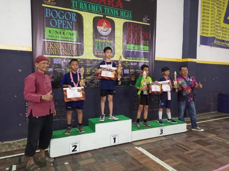 Lionel dan Madyarta Jawara Labora Seri II Tingkat SD dan SMP se Kota dan Kabupaten Bogor