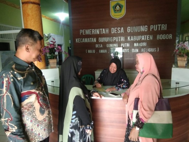 Banyak Kunjungan, tak Ganggu Pelayanan di Desa Gunung Putri 