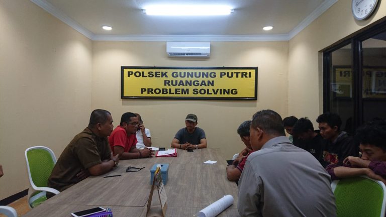 6 Remaja Kegep Mau Tawuran Sarung, Polsek Gunung Putri Beri Efek Jera