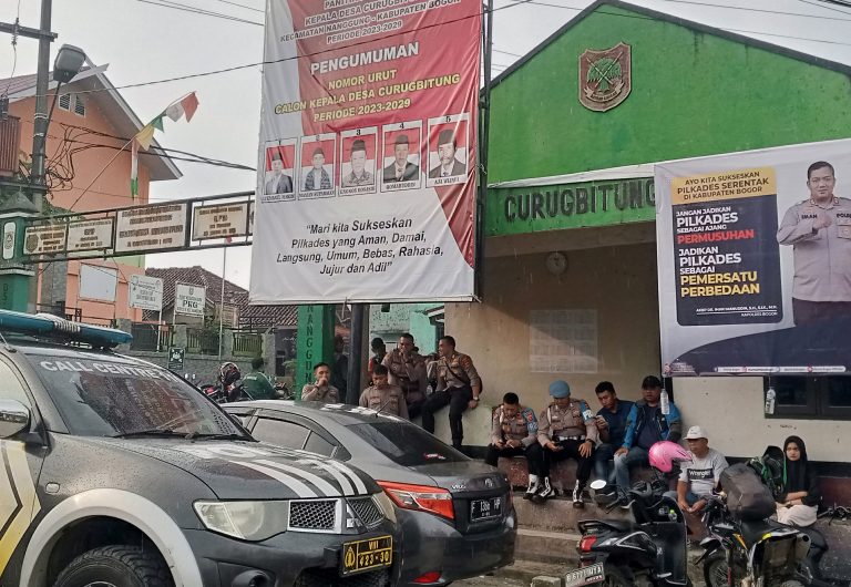 Aparat TNI-Polri Amankan Pilkades Desa Curugbitung