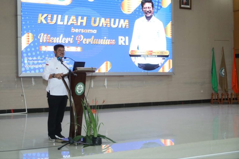 Mentan SYL Dorong Mahasiswa Polbangtan Jadi Pionir dan Champion Pertanian Indonesia