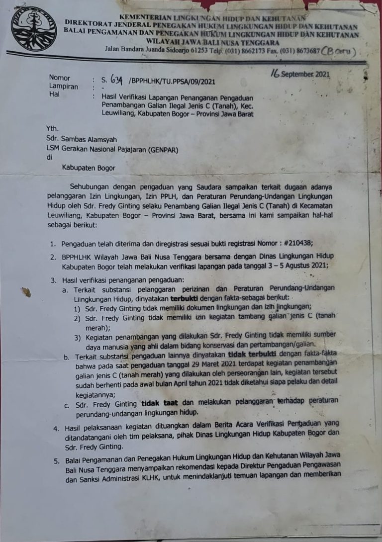 Aktivitas Truk yang Dikeluhkan Warga Berasal dari Galian C
