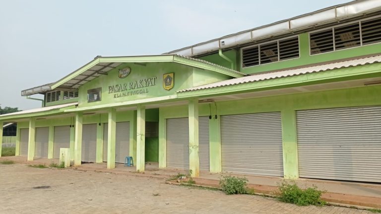 Kapan Pasar Rakyat Klapanunggal Difungsikan?