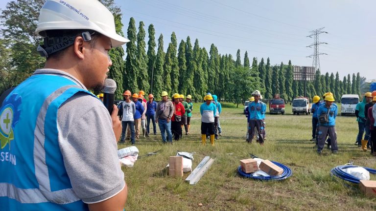 Jaga Keandalan Pasokan Listrik, PLN Gunung Putri Gelar Gempur Konstruksi