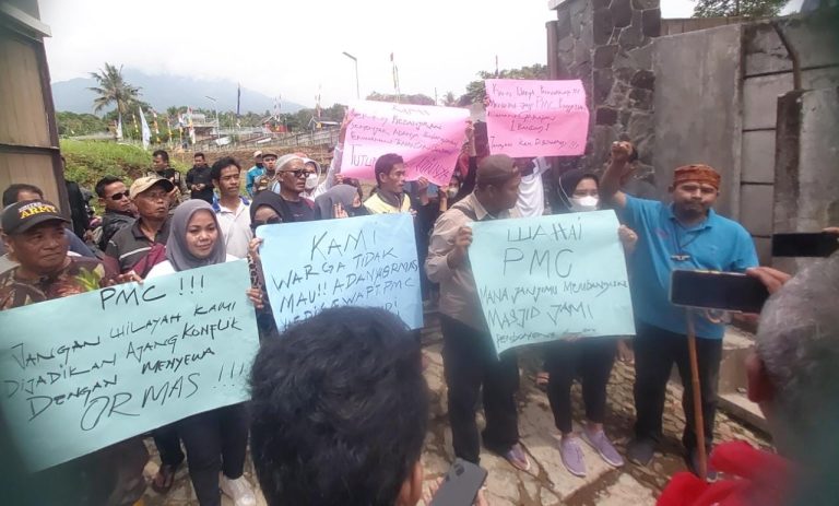Ingkar Janji, PT PMC Digeruduk Puluhan Warga