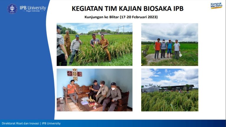 Tim IPB: Biosaka Harus Disertai Pupuk (Organik, Anorganik, Hayati) untuk Menjaga Ketersediaan Hara Tanah