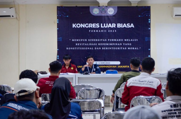 Empat Mahasiswa HKI UIKA jadi Delegasi Kongres Luar Biasa FORMAHI Pusat