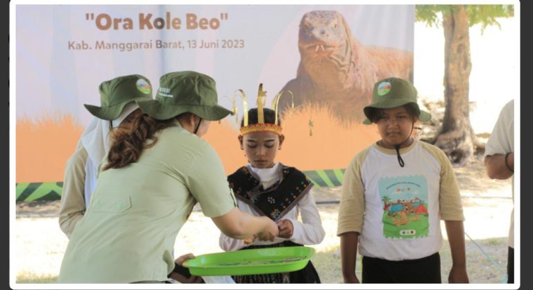 Taman Safari Bogor Gandeng Smelting dan KLHK Gerakkan ‘Cintai Komodo’ ke Pelajar di Labuan Bajo