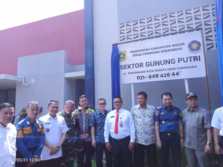 Kota Wisata Bangun Pos Damkar, Didin Minta Jadi Contoh Pengusaha Lain