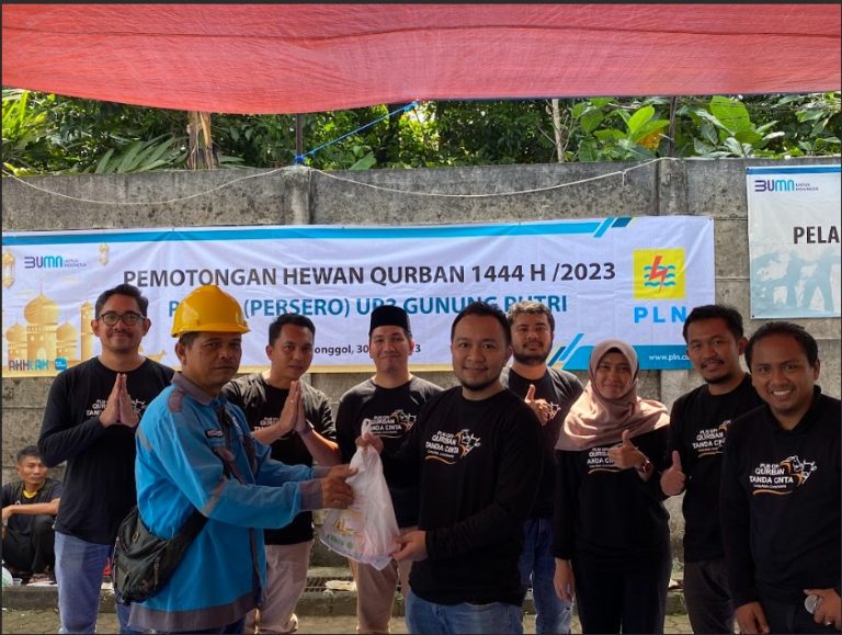 Idul Adha, PLN Gunung Putri Sumbang 19 Hewan Kurban