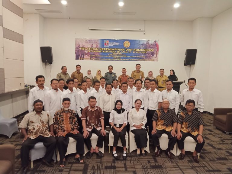 BPDP-KS dan Kementan Beri Pelatihan Kepemimpinan dan Komunikasi Terhadap 25 Petani Sawit OKI Sumsel