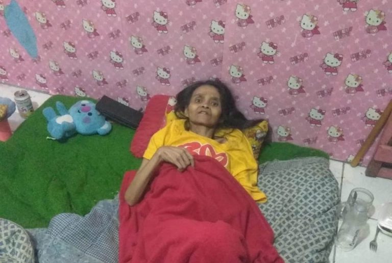 Badan Kurus Kering, Warga Telukpinang Ciawi Ini Butuh Perhatian Obati Penyakitnya