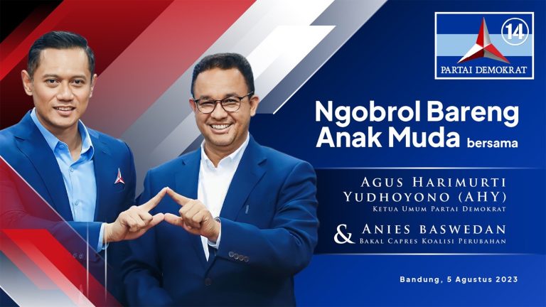 Gelar Acara di Bandung, Anies-AHY Semakin Lengket