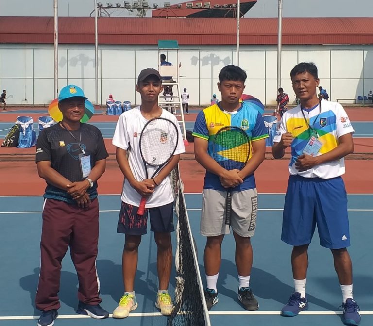 Tim Tenis Beregu Putra Jabar Hajar Papua 3-0