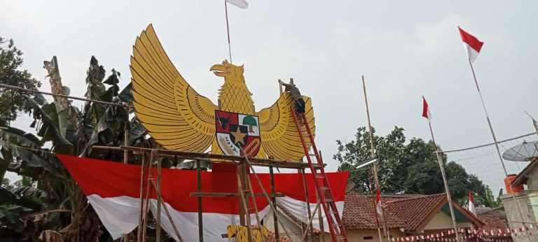 Garuda Raksasa di Batutulis Diapresiasi Ketua DPRD  Kabupaten Bogor