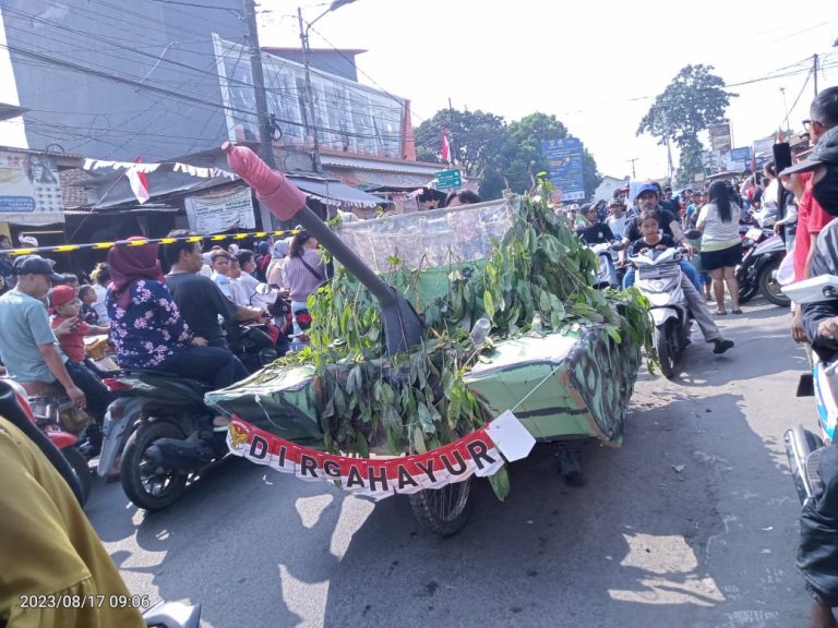 Gebyar Kemerdekaan RI ke-78 jadi Ajang Lomba Karnaval Terbesar Tingkat Desa Jonggol