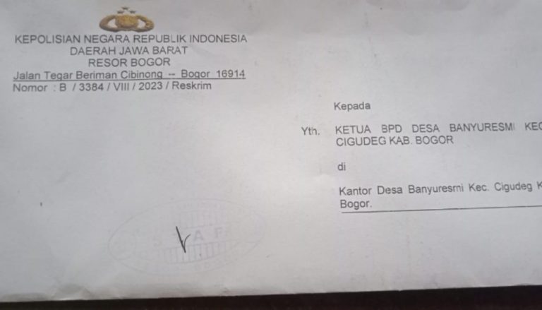 Polres Minta Betonisasi Jalan Desa di Banyuresmi Diselesaikan