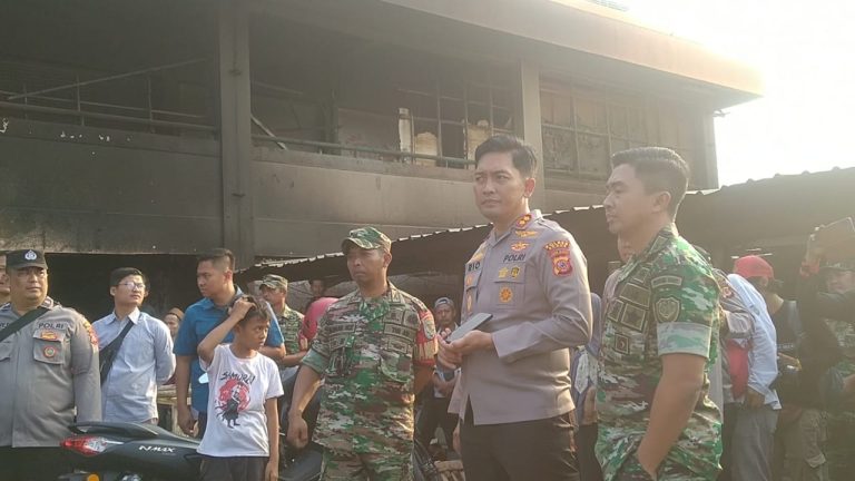 Olah TKP Pasar Leuwiliang Oleh Puslabfor Mabes Polri Dilakukan Besok