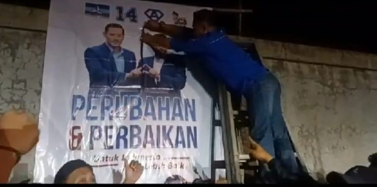 Demokrat Kabupaten Bogor Copot Baliho Anies