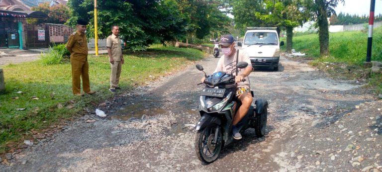 Kades Mekarjaya Tunggu Bantuan Presiden Perbaiki Jalan Rusak