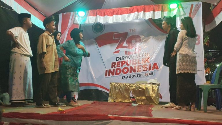 Peringati Puncak HUT RI Ke-78, Anggota Dewan Agus Salim Apresiasi Penampilan Operet Muda-mudi Ciltim