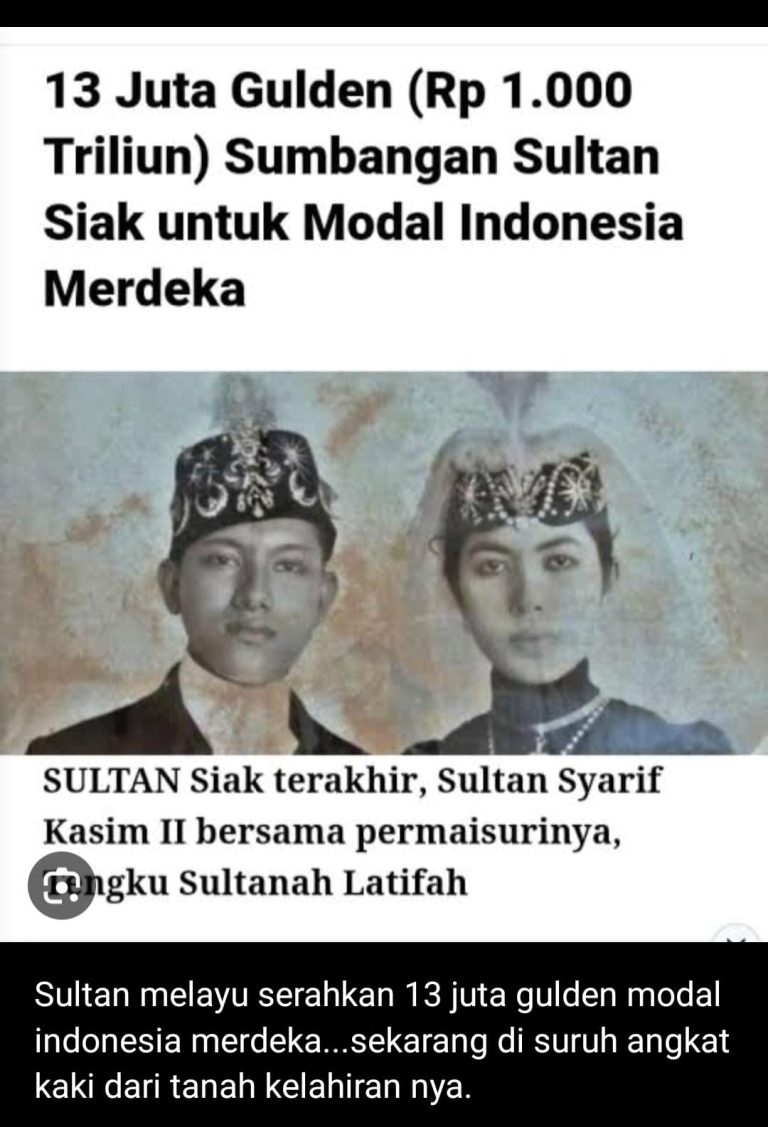 Kesetiaan Etnis Melayu Islam Riau yang Dikhianati