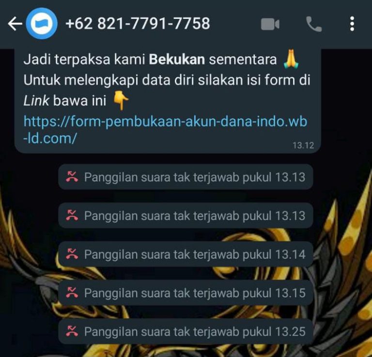 Hati-hati, Pelaku Penipuan Mengaku dari Dana Curi Uang Jutaan Warga Pangkaljaya