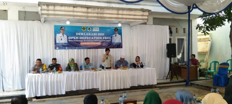 Maksimalkan Sanitasi, Pemdes Pasirangin Deklarasi ODF