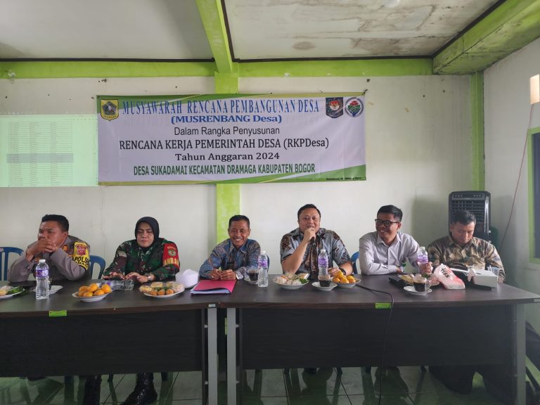 Diusulkan di Musrenbangdes, Kades Sukadamai Sebut Jalan Mangga 2 Sudah Lama Longsor