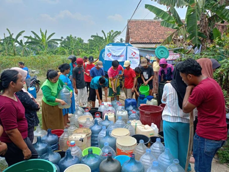 SalamAid Bantu Warga Pabuaran Ciampea yang Alami Kesulitan Air Bersih