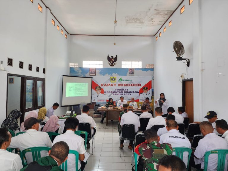 Stunting, ODF Hingga Samisade jadi Pembahasan Minggon Kecamatan Dramaga