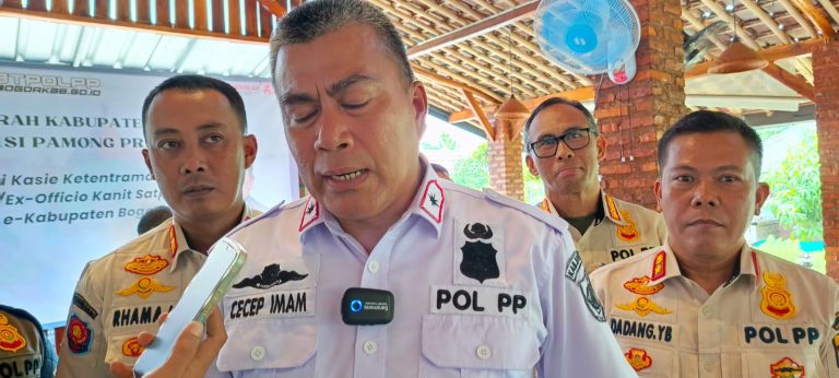 Dilema Soal PKL di Alun-alun Jonggol, Kanit Pol PP Kecamatan Jonggol Curhat ke Kasat