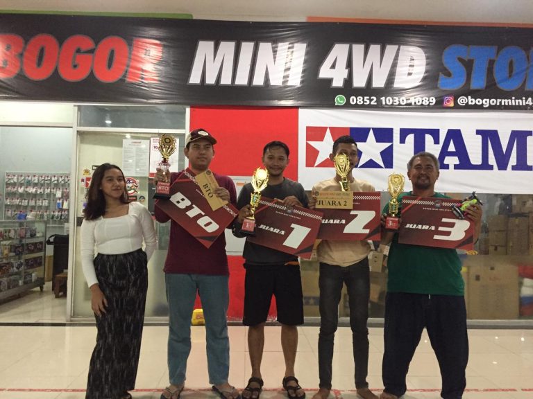 Hari Sumpah Pemuda, Komunitas Tamiya Bogor Mini 4WD Turun Balapan Cengrace Tamiya