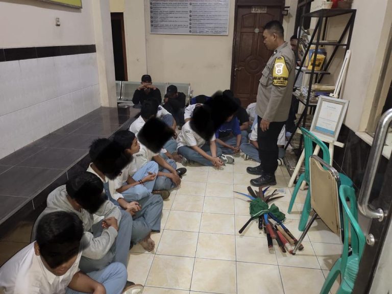 Polisi Amankan 16 Pelajar YAPAM yang Hendak Tawuran