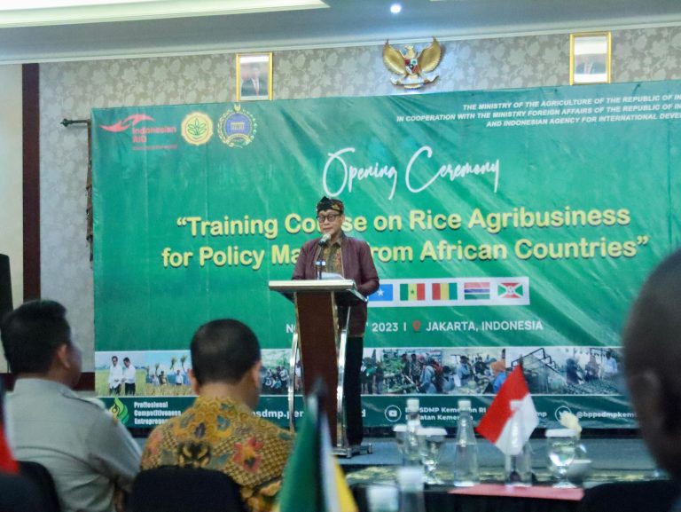Kementan Latih Pemangku Kebijakan Negara-Negara Afrika Agribisnis Padi