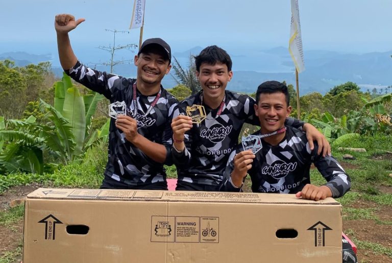 Tiga Atlet Sepeda Asal Cisarua Berjaya Pada Ajang Cendana Open Championship Donwhill