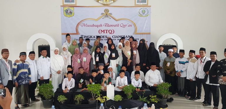MTQ Tingkat Desa, H.Udin Saputra Tingkatkan Kecintaan Terhadap Al-Qur’an