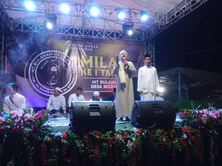 Milad Pertama, Majelis Taklim Desa Bojong Adakan Tablig Akbar