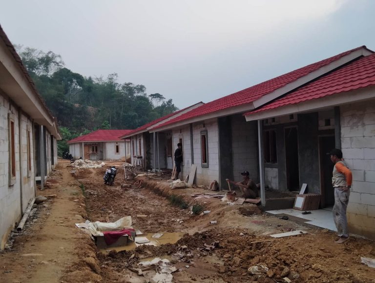 38 Huntap di Pangkaljaya Capai 90 Persen