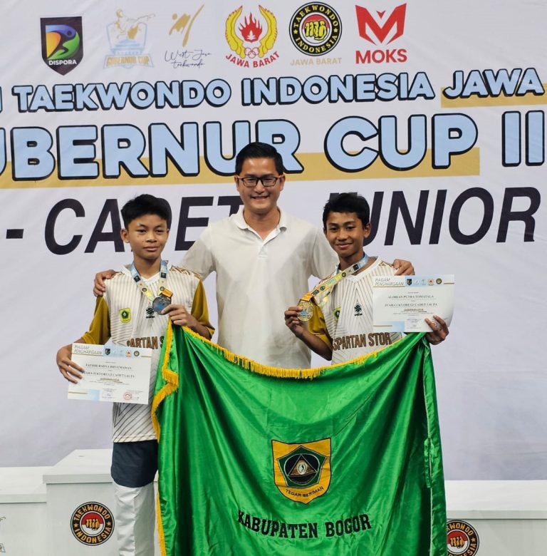 Taekwondo Kabupaten Bogor Kembali Lahirkan Generasi Emas