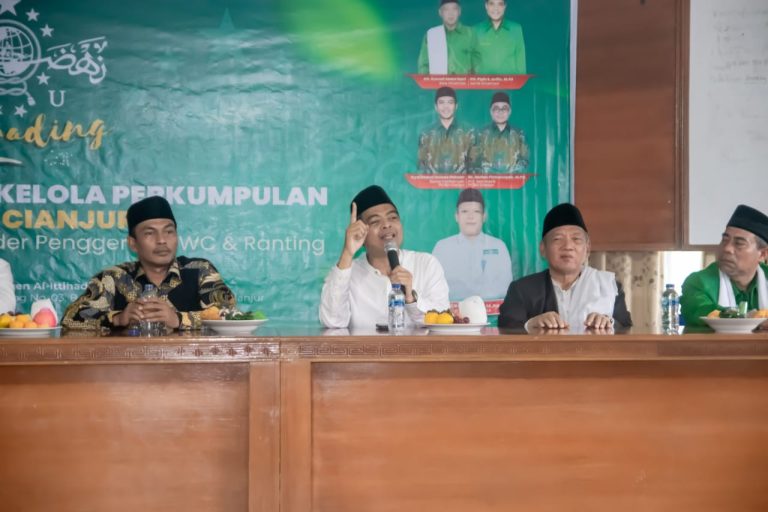 Dihadapan Pengurus dan Warga Nahdiyin Cianjur, Nuruzzaman Sebut NU Dilahirkan untuk Kepentingan Internasional