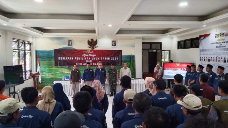 Pemcam Cariu Deklarasi Damai Pemilu 2024