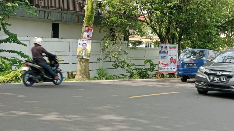 APK Caleg Terpasang di Pohon Akan Ditertibkan