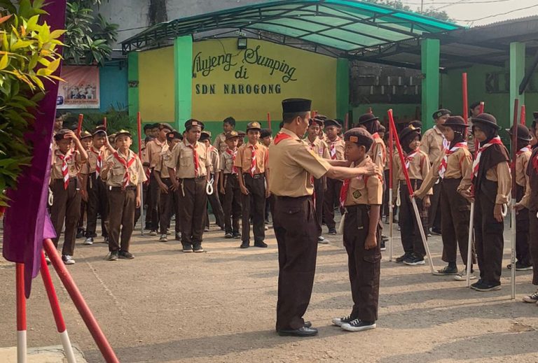 Tingkatkan Kemandirian, SDN Narogong Adakan Persami